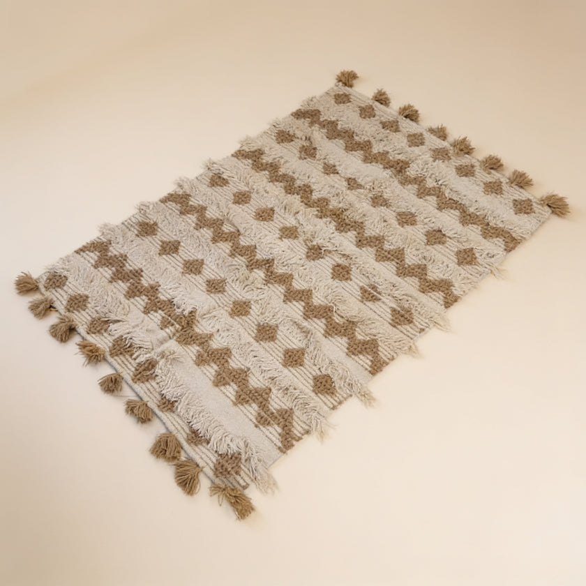 S212 handmade kilim rug studio view