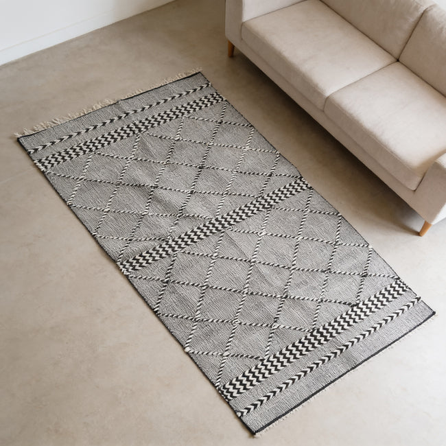 S213 handmade kilim rug lifestyle view