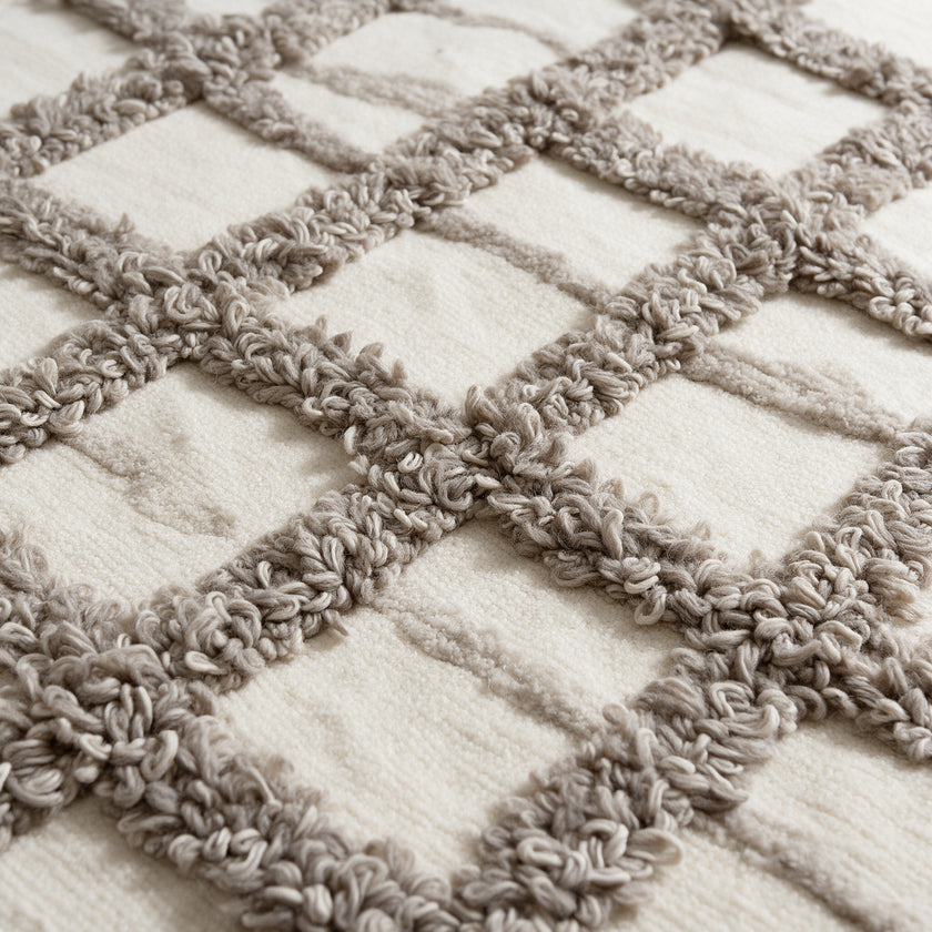 S214 handmade kilim rug closeup view