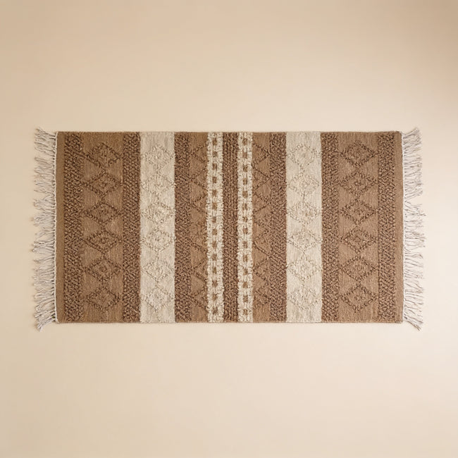 S216 handmade kilim rug studio view