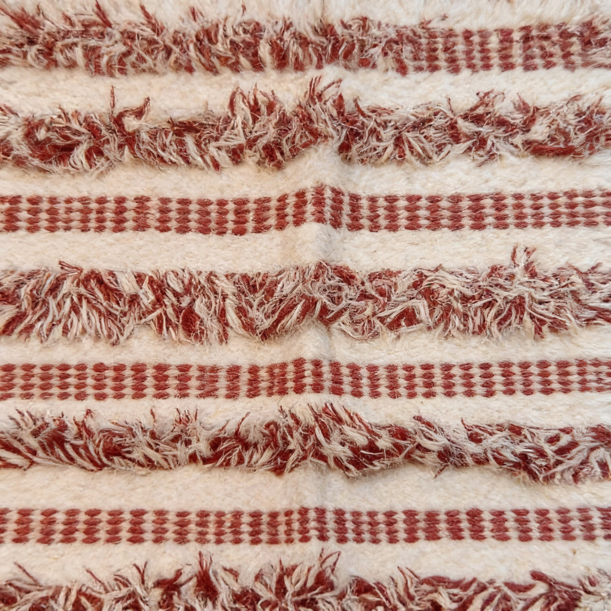S217 handmade kilim rug closeup view