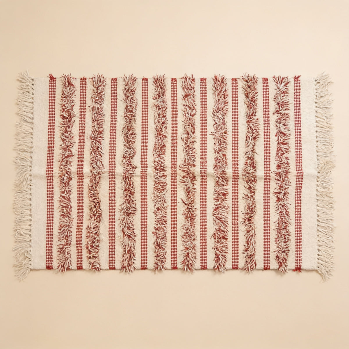 S217 handmade kilim rug studio view