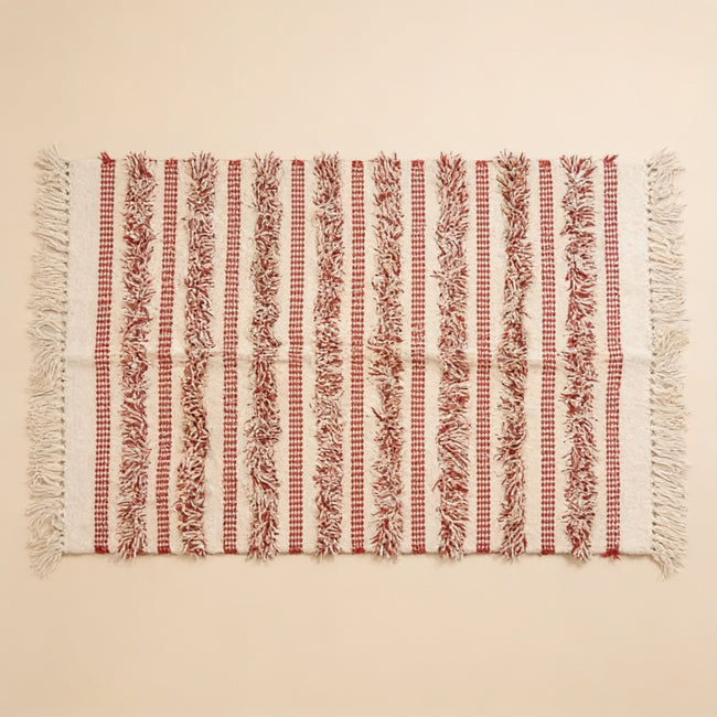 S217 handmade kilim rug studio view