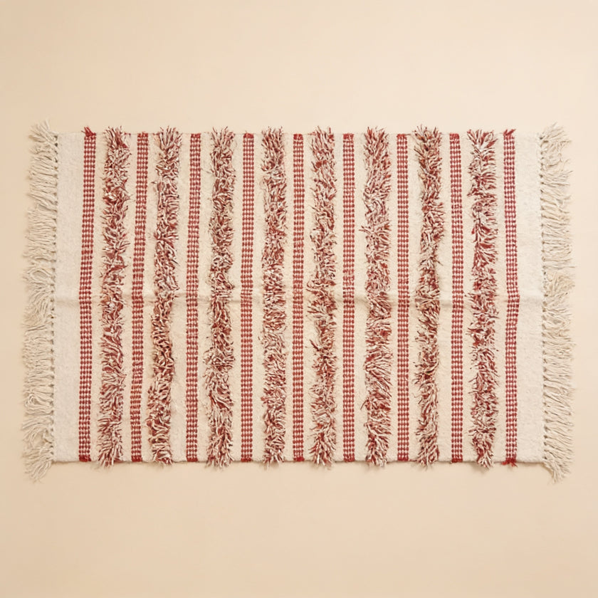 S217 handmade kilim rug studio view