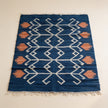 S218 handmade kilim rug studio view