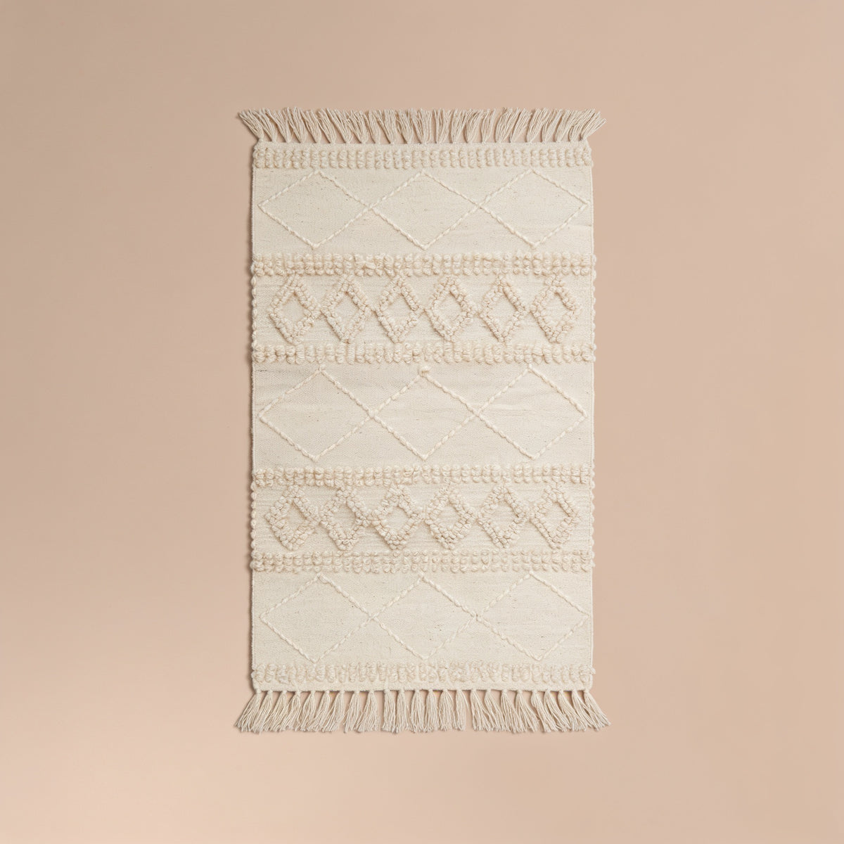 S219 handmade kilim rug studio view