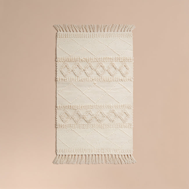 S219 handmade kilim rug studio view