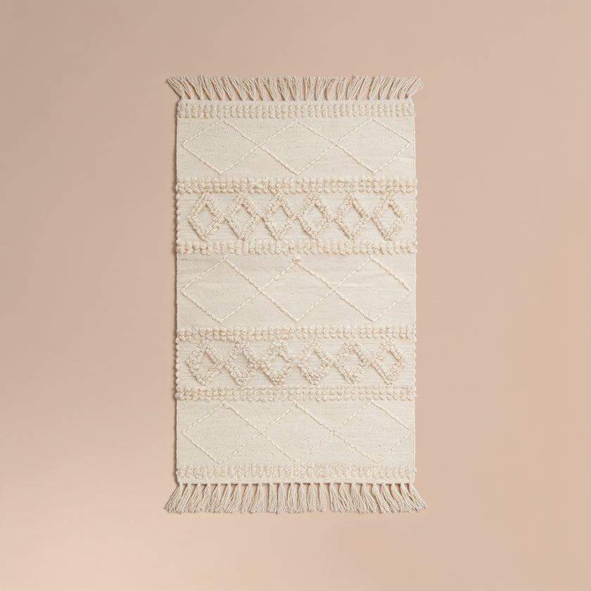 S219 handmade kilim rug studio view