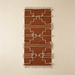 S220 handmade kilim rug studio view