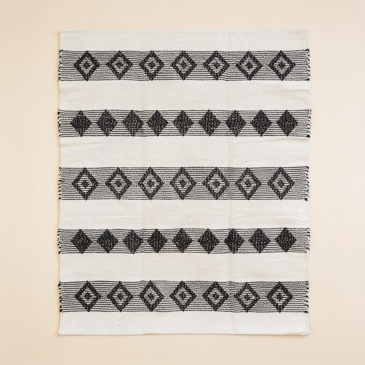 S221 handmade kilim rug studio view