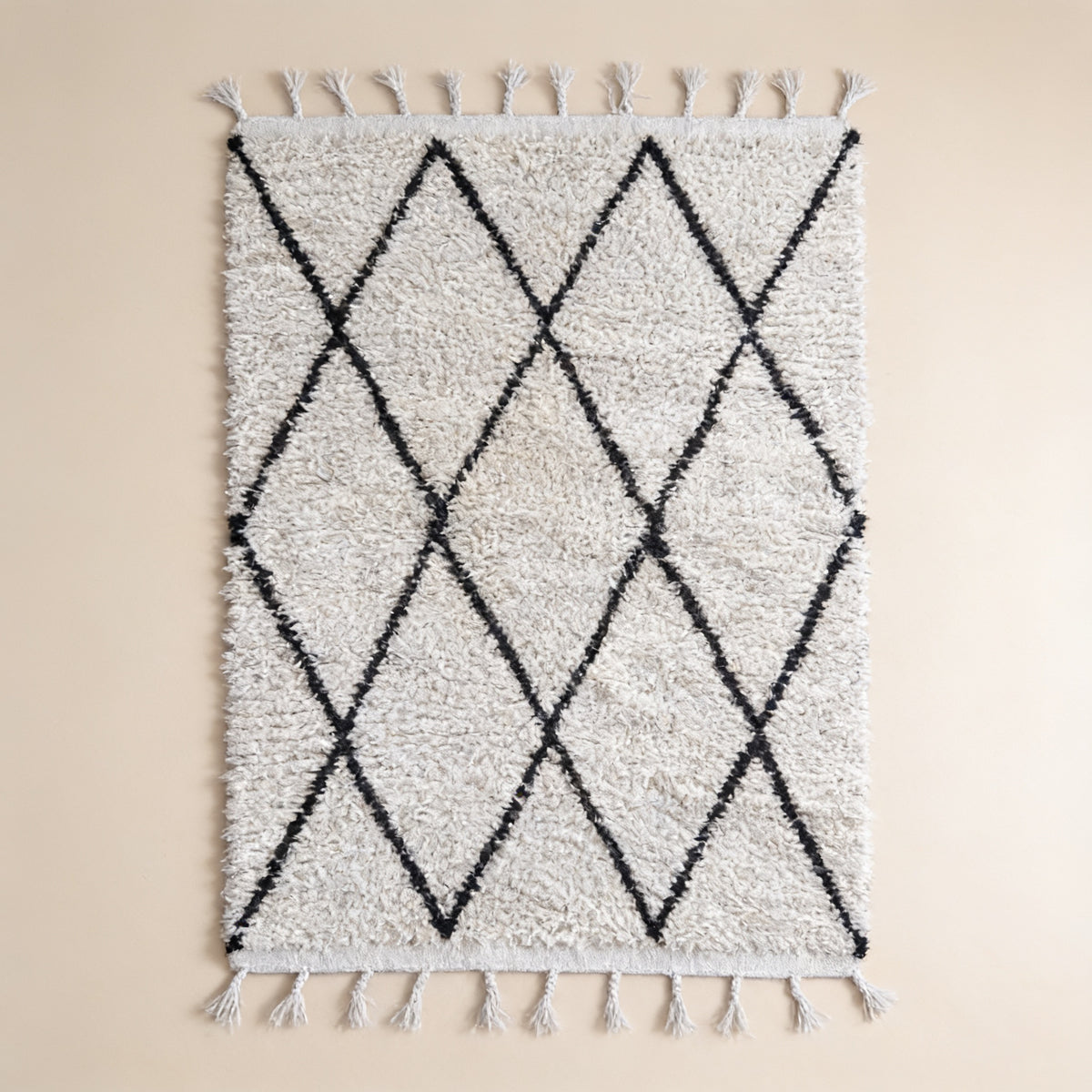 S222 handmade kilim rug studio view