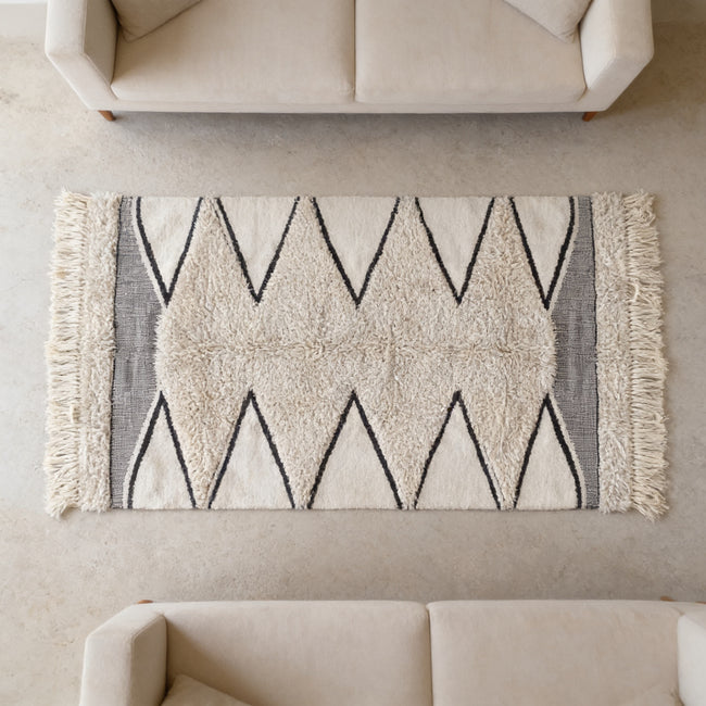 S224 handmade kilim rug lifestyle view