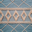 S225 handmade kilim rug closeup view