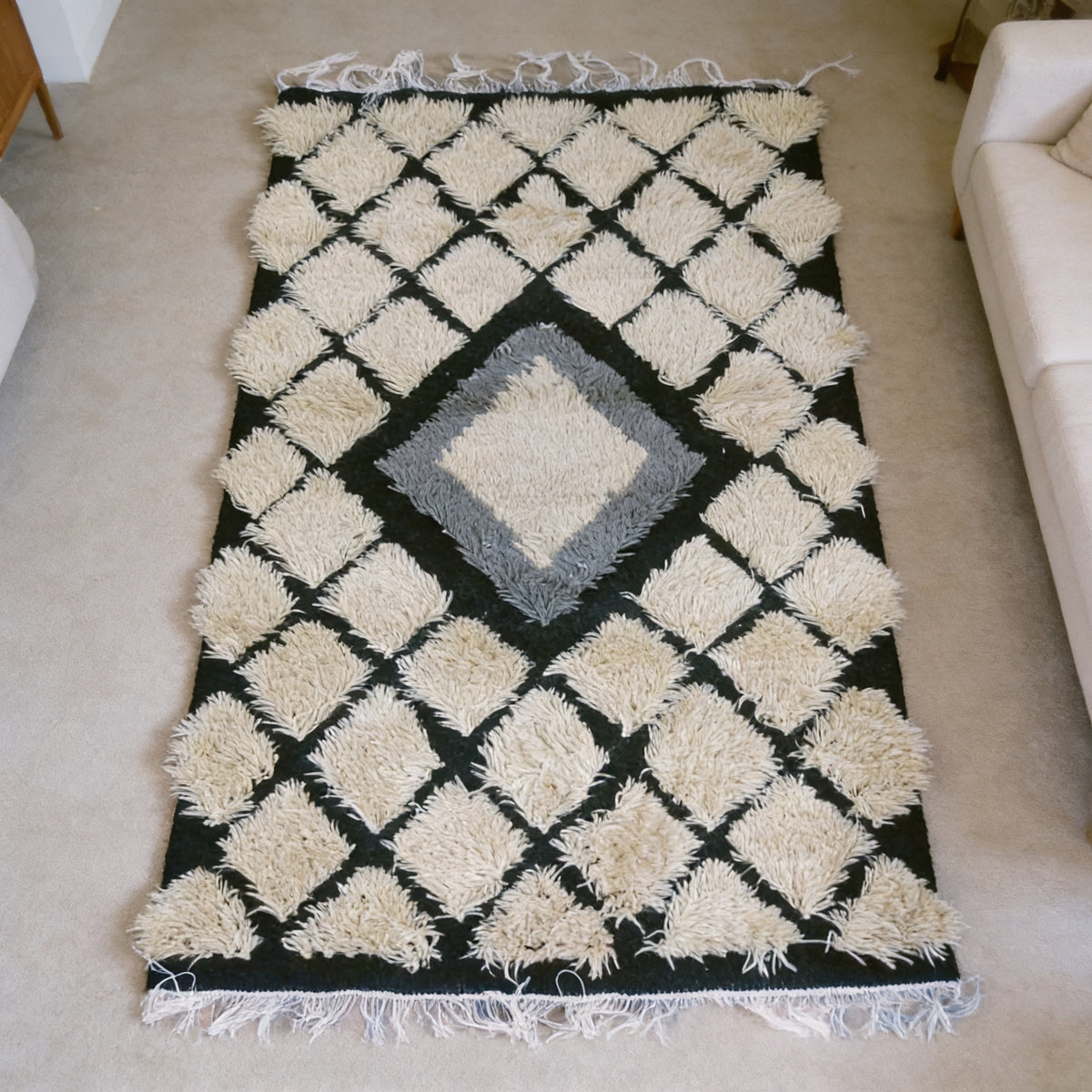 S226 handmade kilim rug lifestyle view