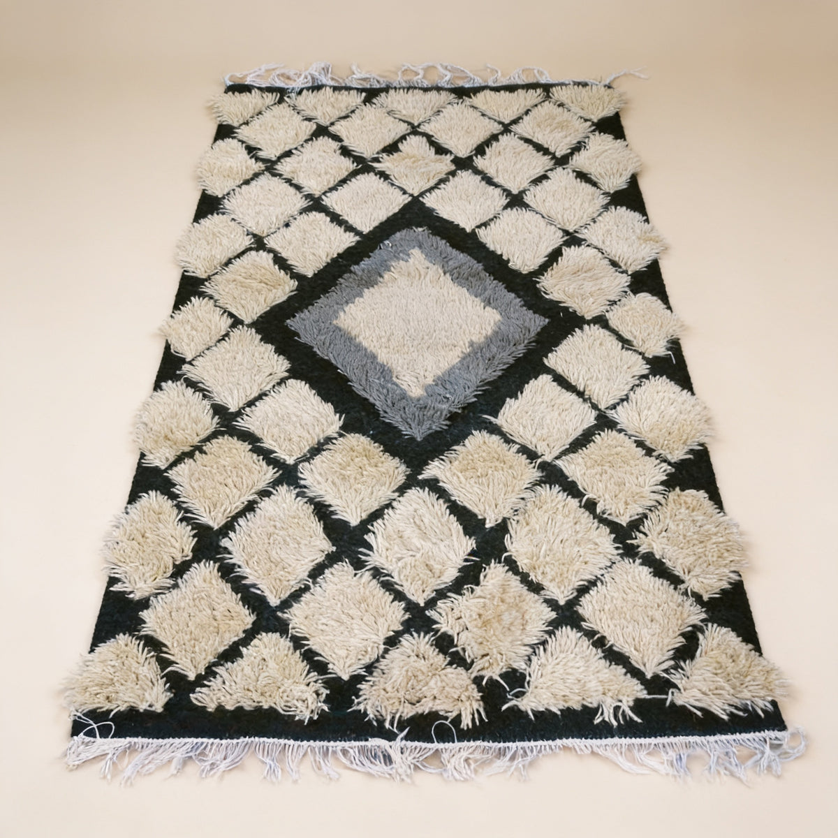 S226 handmade kilim rug studio view