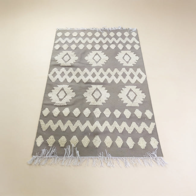 S228 handmade kilim rug studio view