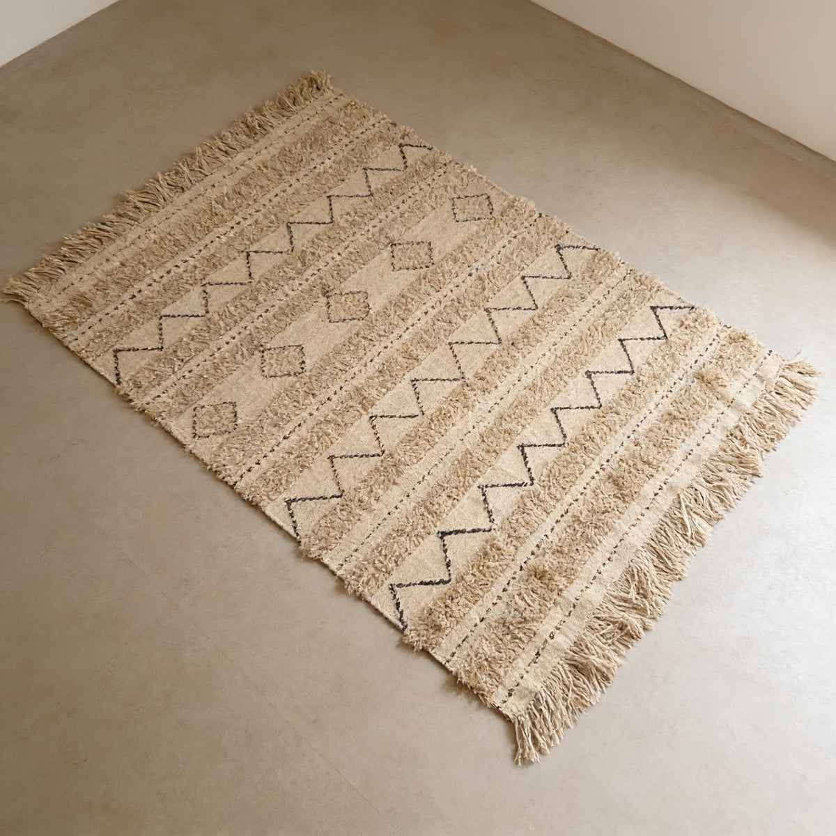 S229 handmade kilim rug lifestyle view