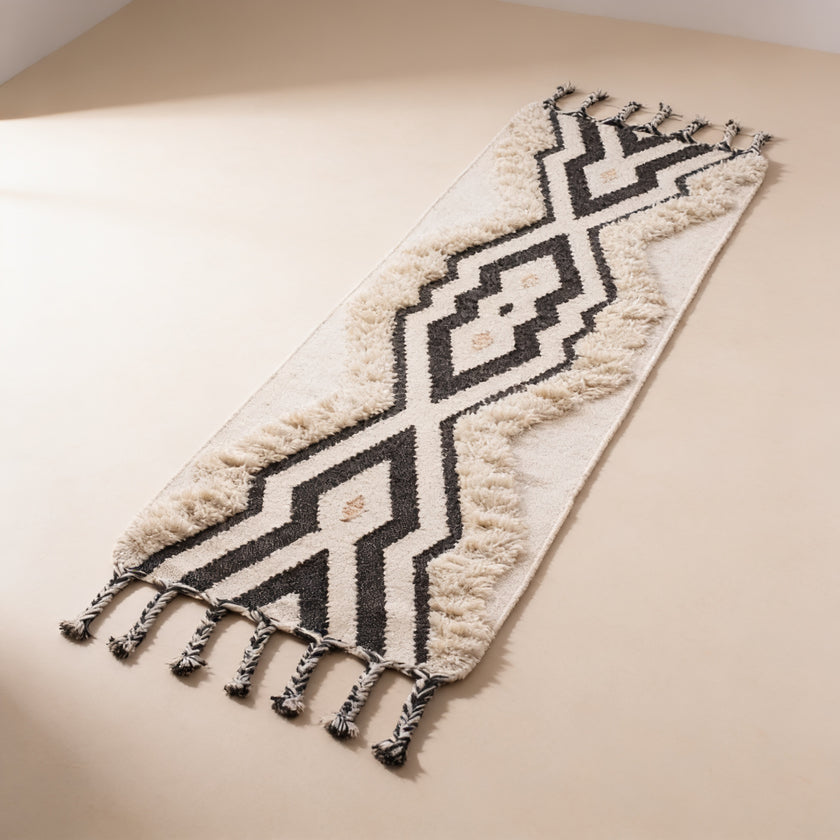 S23 handmade kilim rug — studio view