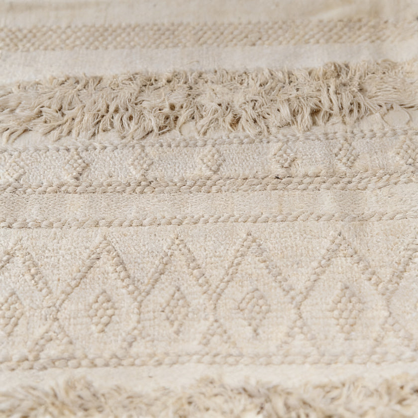 S230 handmade kilim rug closeup view