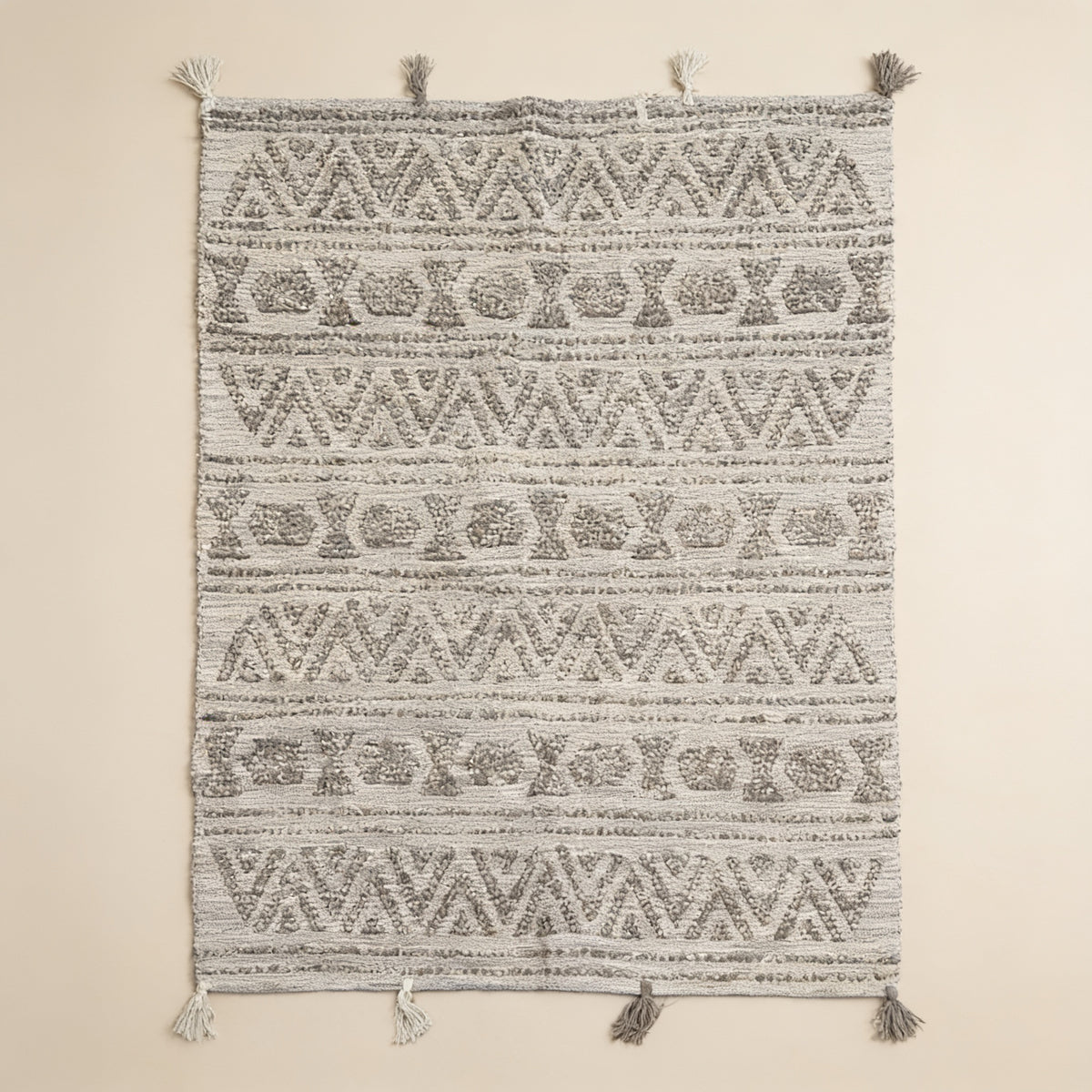S231 handmade kilim rug studio view