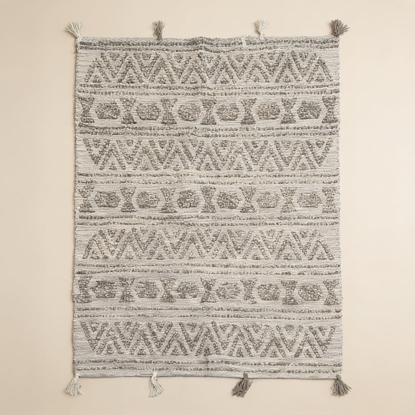 S231 handmade kilim rug studio view