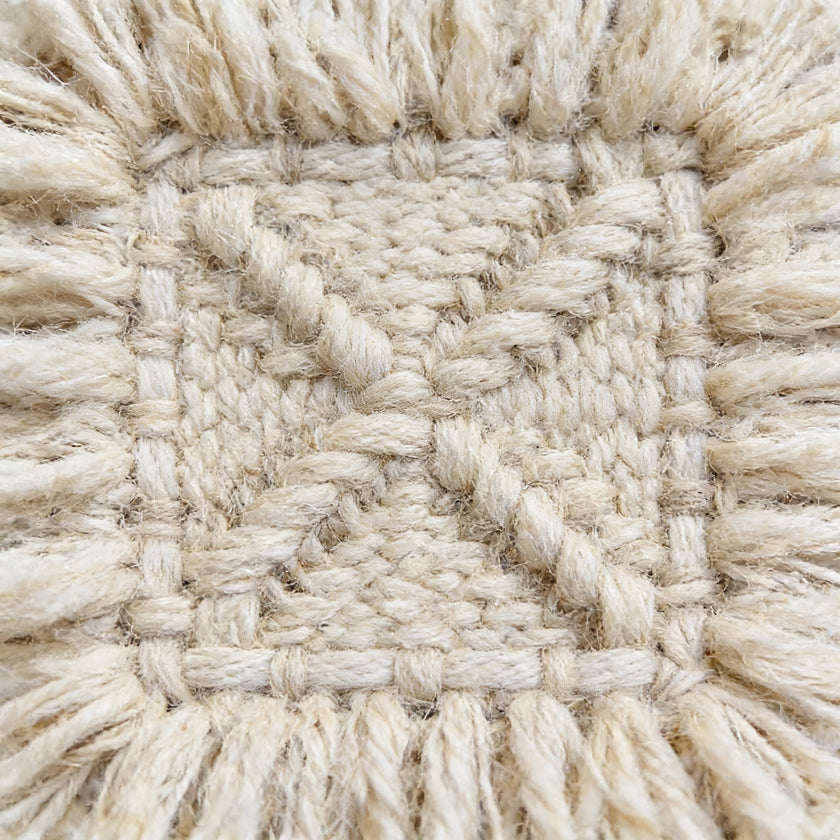 S232 handmade kilim rug closeup view