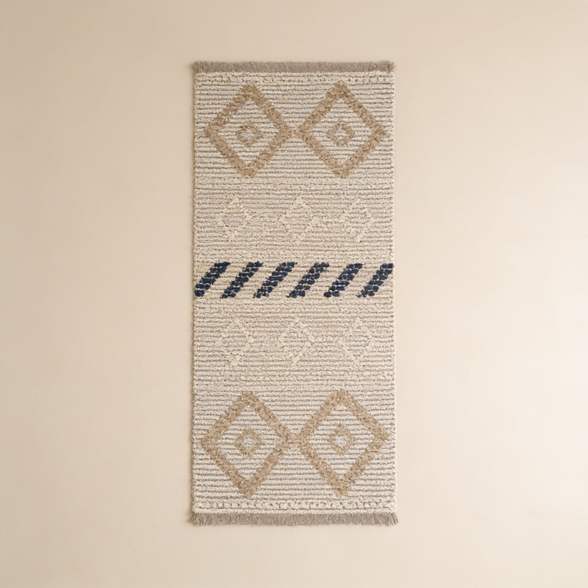 S233 handmade kilim rug studio view