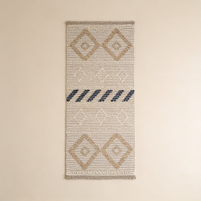 S233 handmade kilim rug studio view