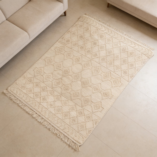 S234 handmade kilim rug lifestyle view