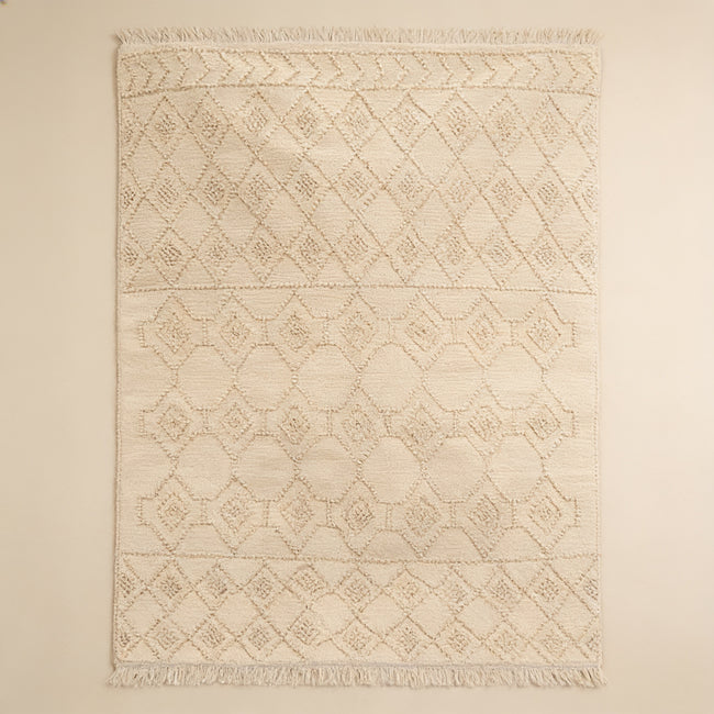 S234 handmade kilim rug studio view