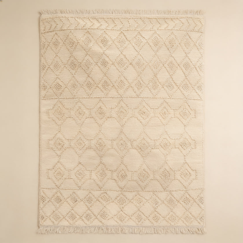 S234 handmade kilim rug studio view