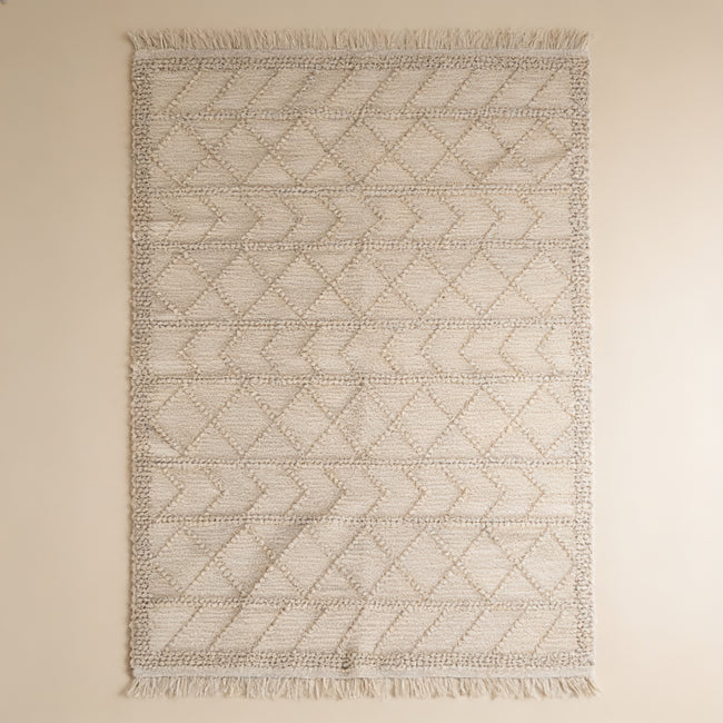 S235 handmade kilim rug studio view