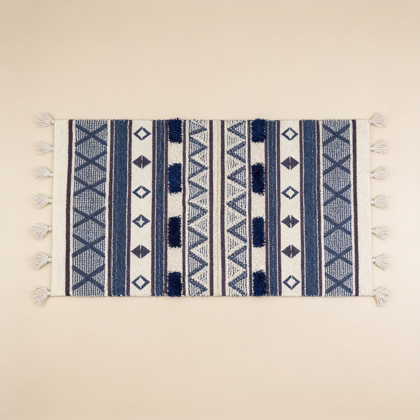 S239 handmade kilim rug studio view