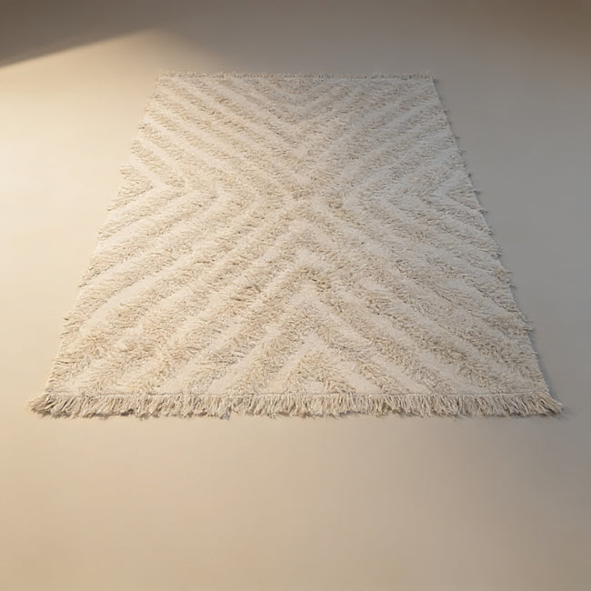 S24 handmade kilim rug — studio view