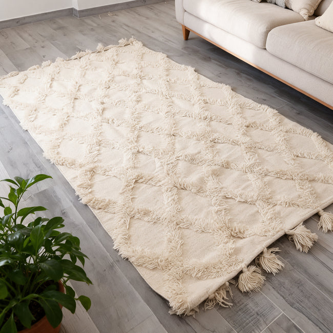 S240 handmade kilim rug lifestyle view