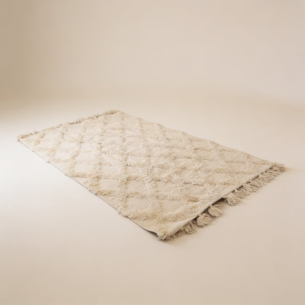 S240 handmade kilim rug studio view