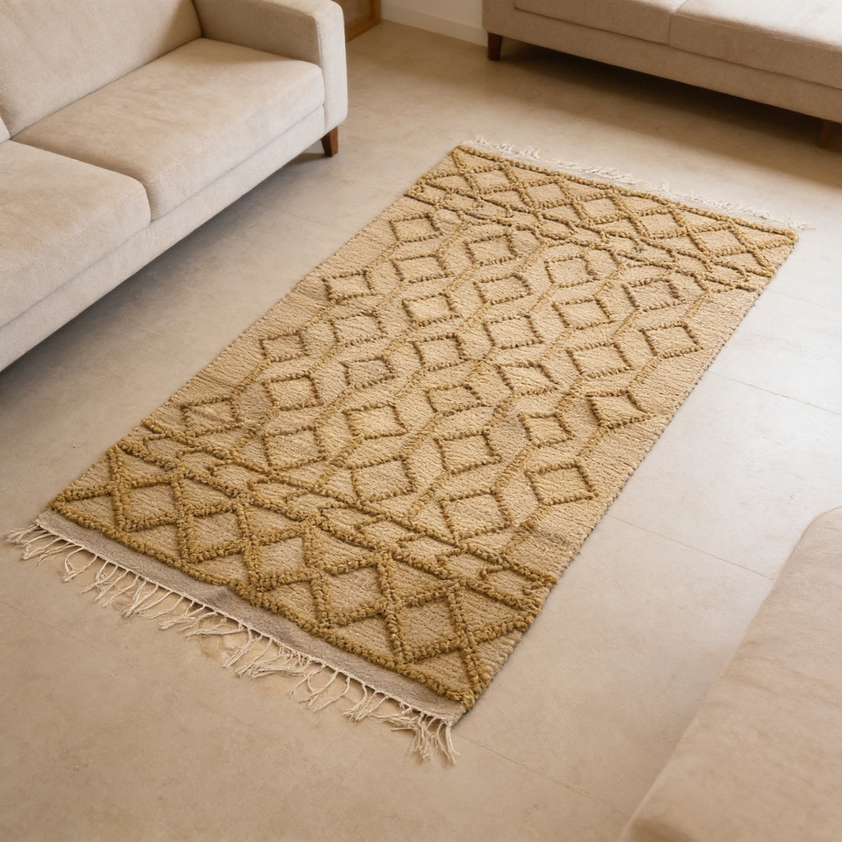 S242 handmade kilim rug lifestyle view