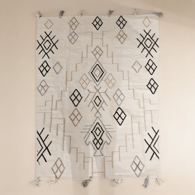 S243 handmade kilim rug studio view