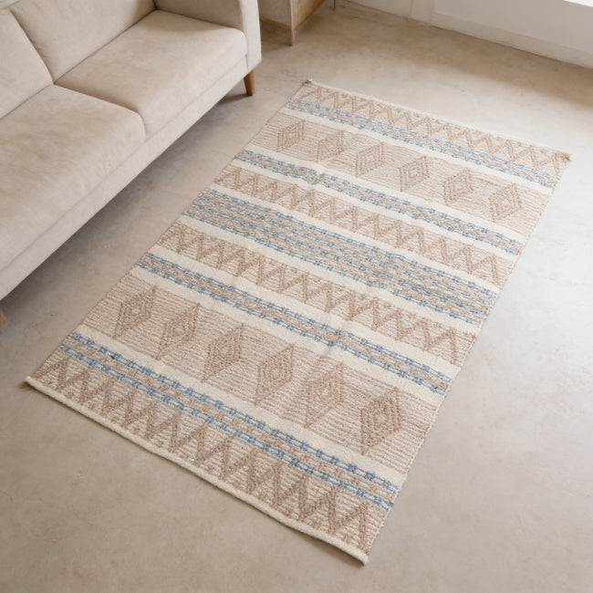 S244 handmade kilim rug lifestyle view