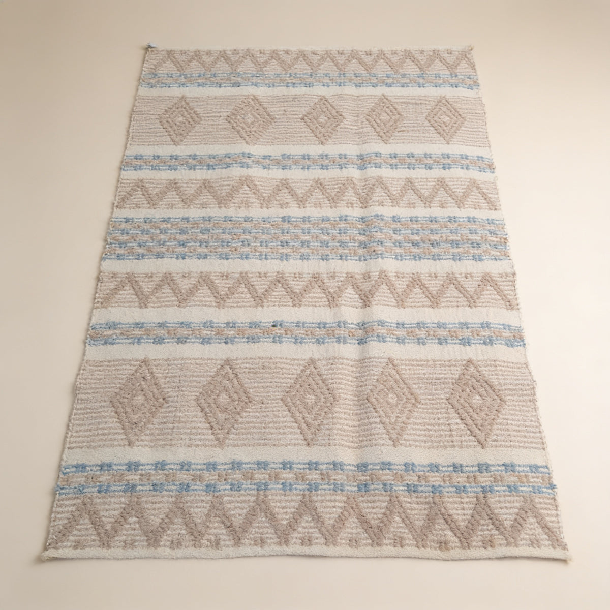 S244 handmade kilim rug studio view