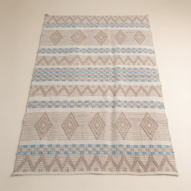 S244 handmade kilim rug studio view