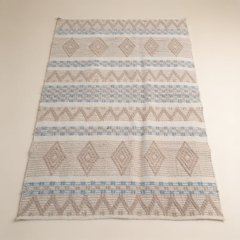 S244 handmade kilim rug studio view
