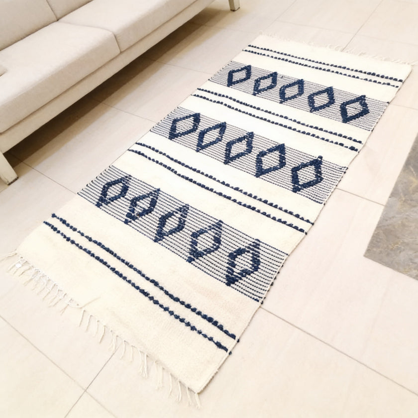 S245 handmade kilim rug lifestyle view
