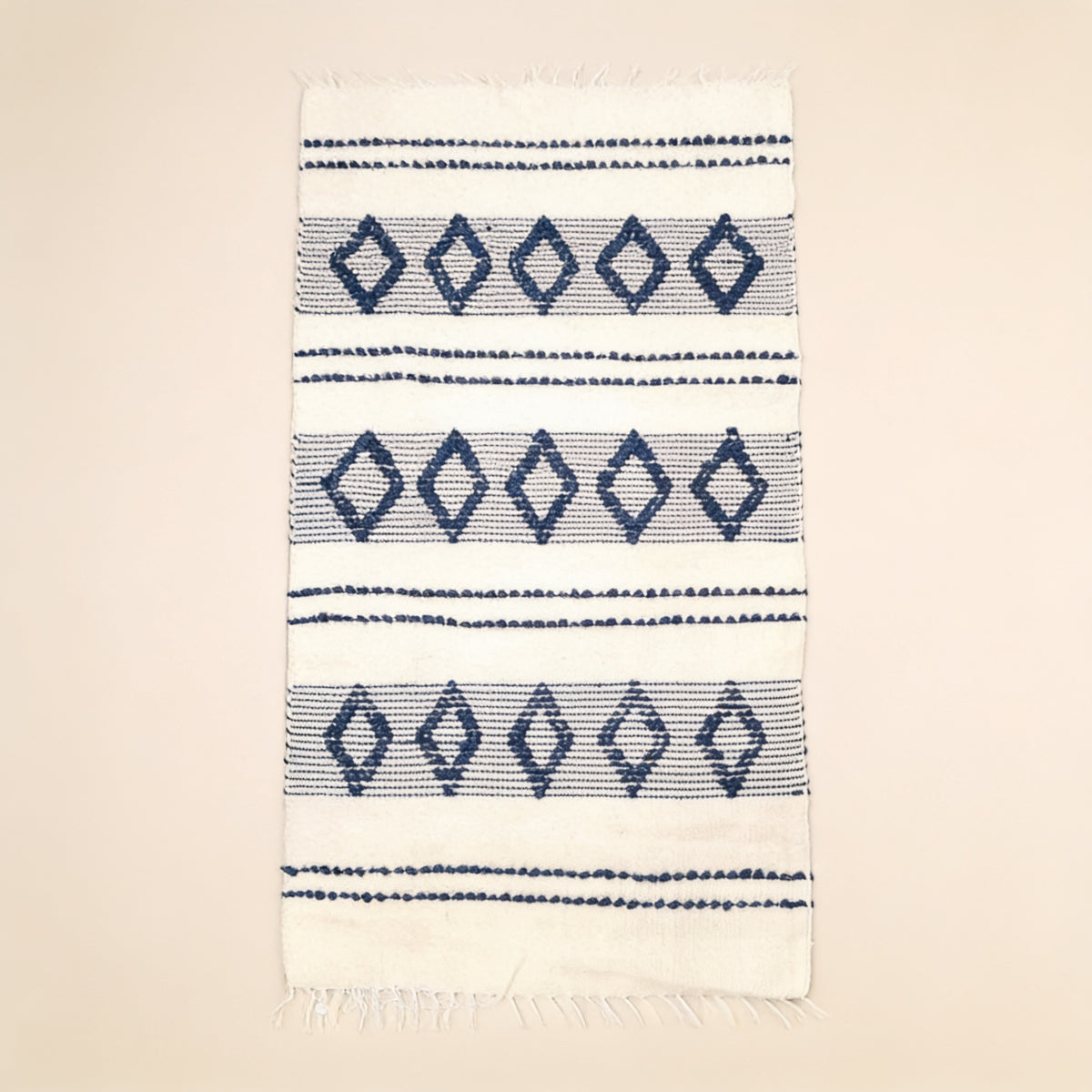 S245 handmade kilim rug studio view