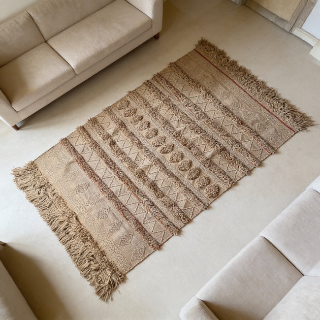 S246 handmade kilim rug lifestyle view