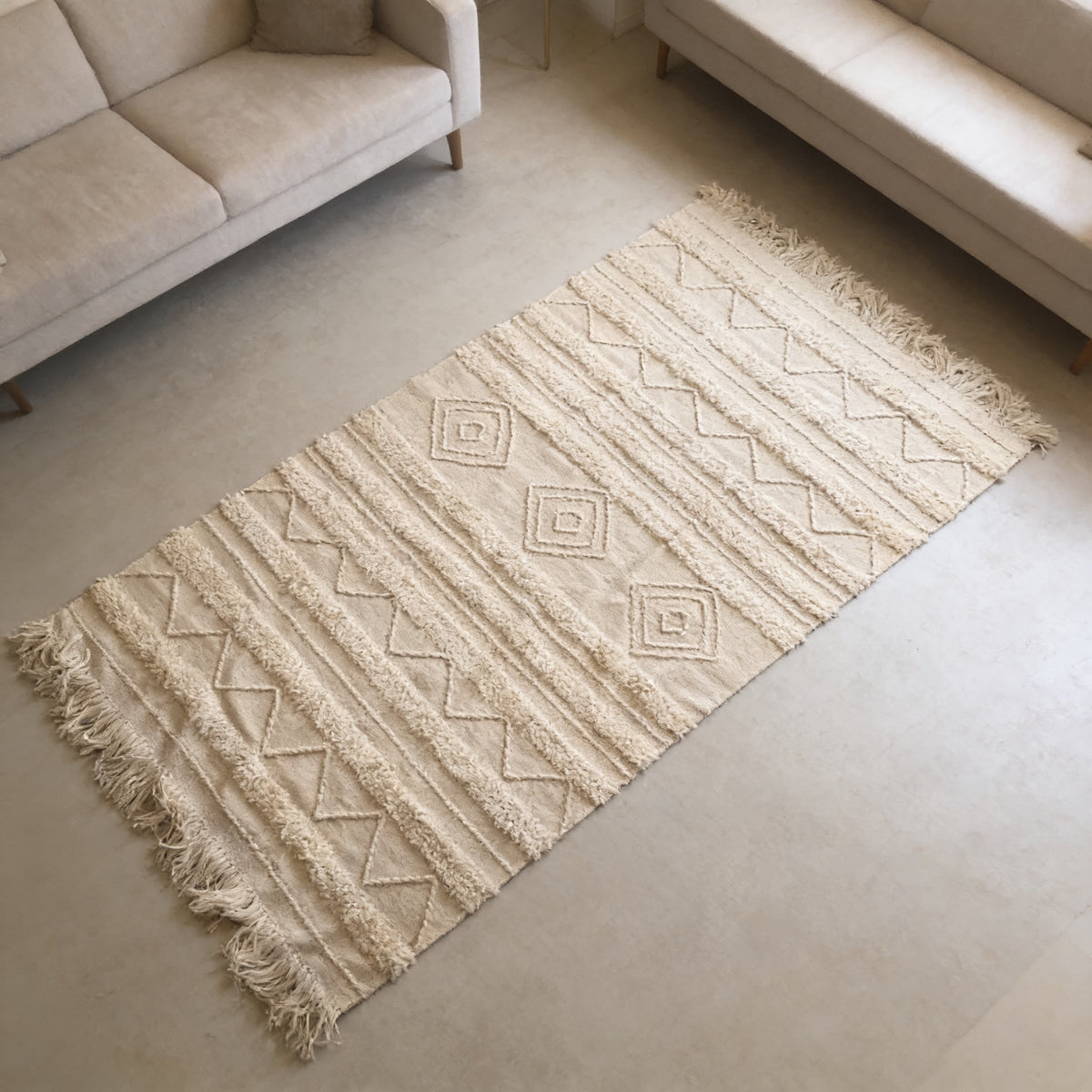 S247 handmade kilim rug lifestyle view