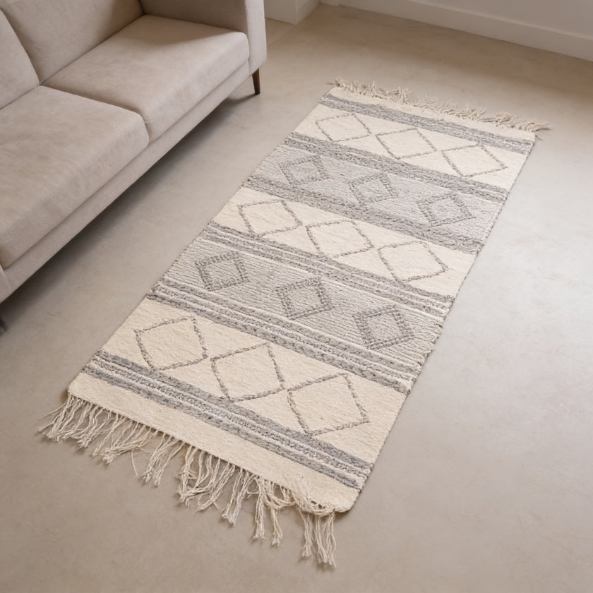 S248 handmade kilim rug lifestyle view