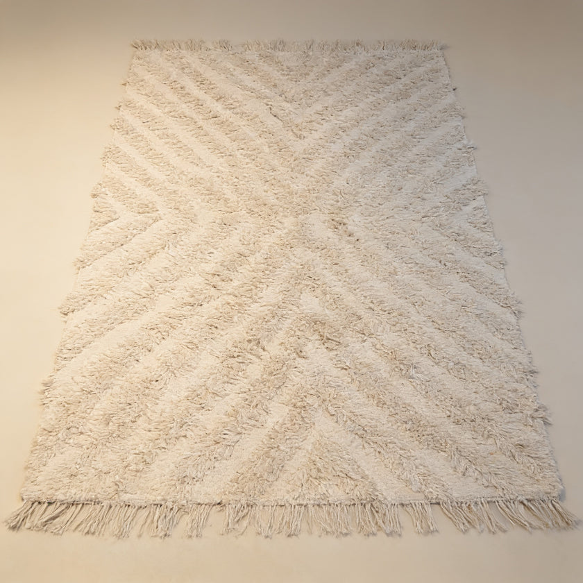 S249 handmade kilim rug studio view