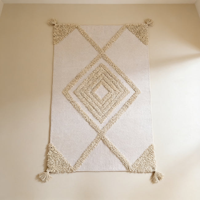 S25 handmade kilim rug — studio view