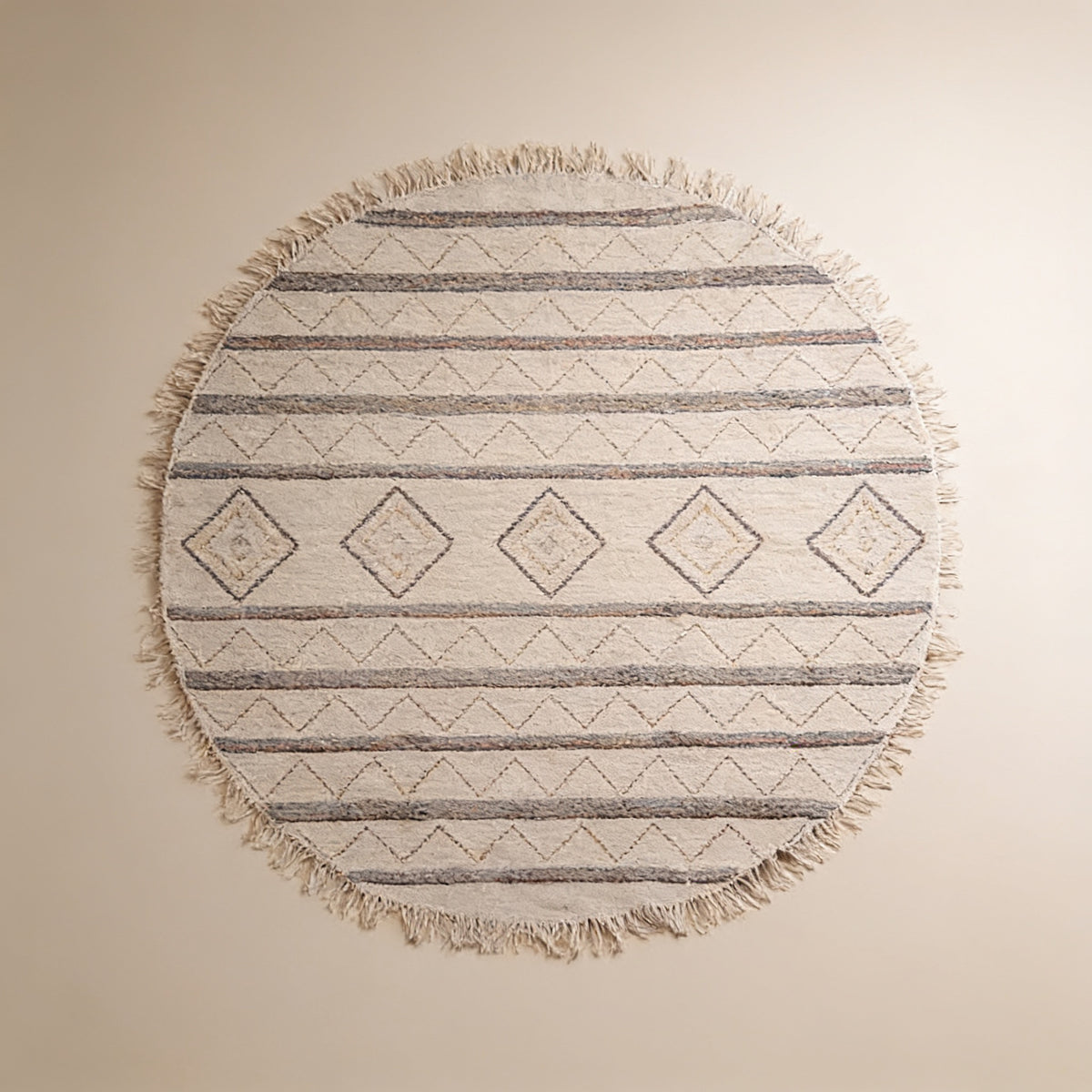 S253 handmade kilim rug studio view